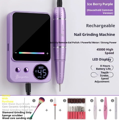 Nail Polishing Rechargeable Electric Peeling Machine