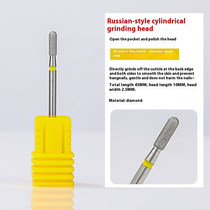 Pre-dismounting Polishing Head Set Of Diamond Sand For Manicure