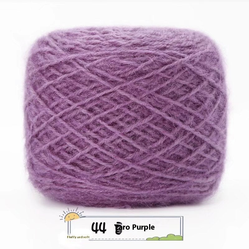 3 Two Groups Of Squirrel-velvet Yarn Hand-knitted Medium Thickness Hat Scarf Coat Waistcoat Cushion Plush Wool 150g