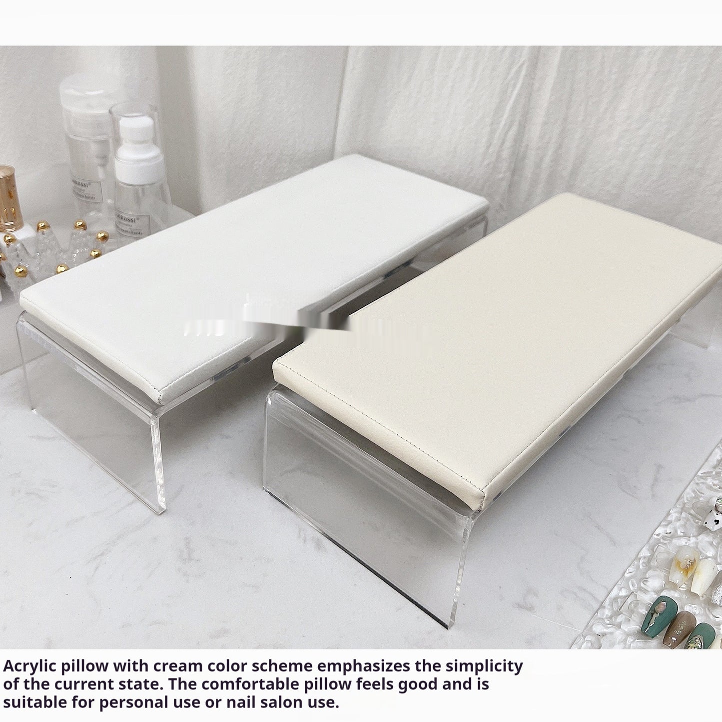 Cream Hand Pillow Acrylic Cream White Wrist Splint Tall And Short