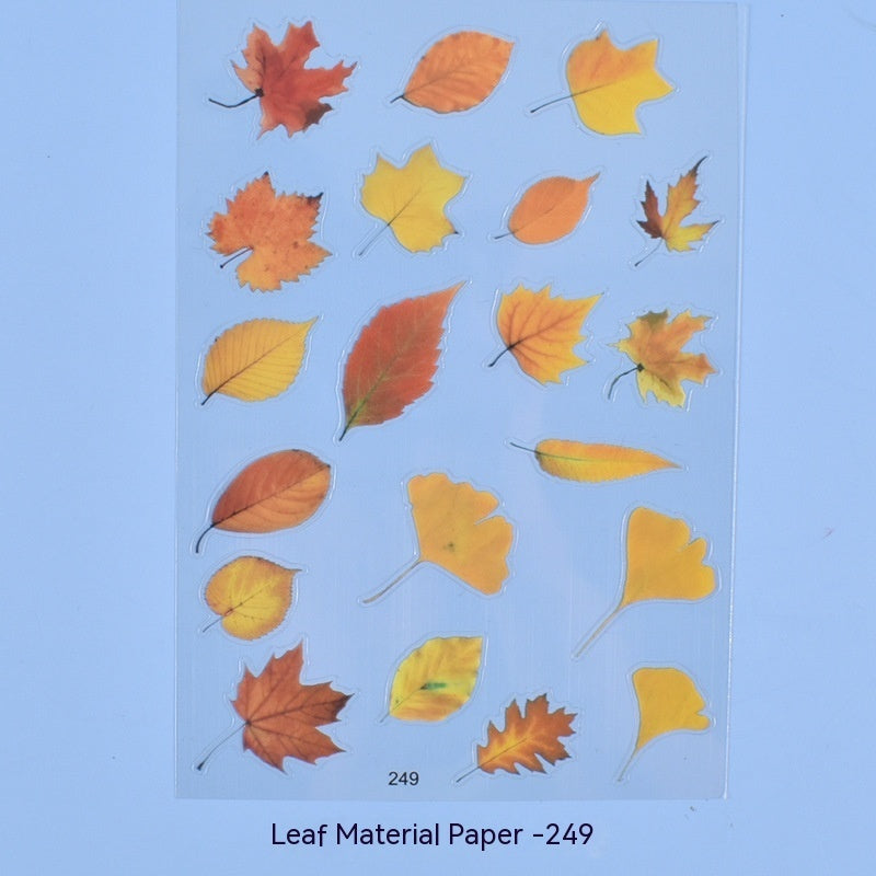 More Than Crystal Glue Flowers Material Stickers